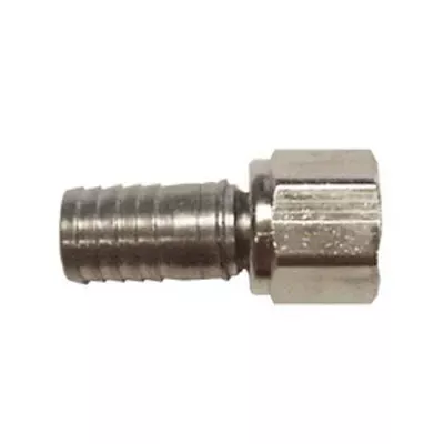 1/2" Barb to 3/8" Swivel Nut SS