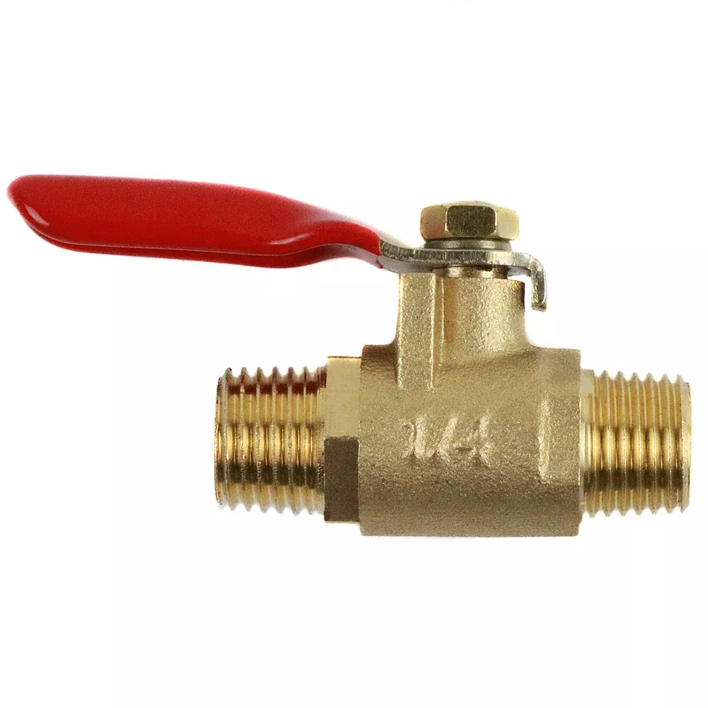 1/4" MNPT Brass Ball Valve Water Moisture Air Tank Drain Shut Off BV02