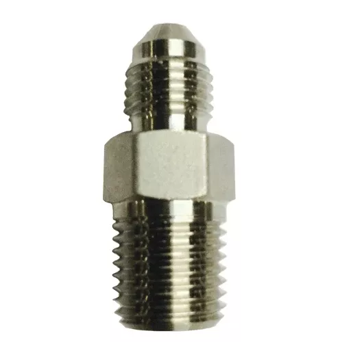 1/4" SS JIC x 1/4" Male NPT Straight Fitting