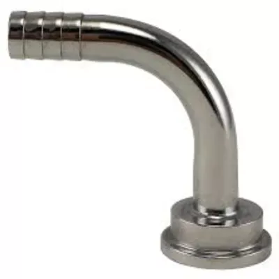 1/4" Tailpiece 90 Degree 304SS