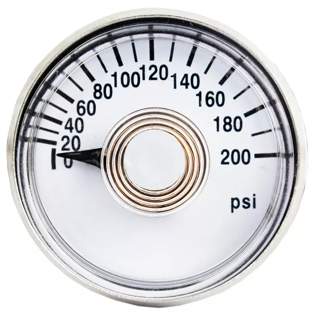 1.5" Face 200 PSI Pressure Gauge OEM Mount Replacement Rolair GA0125200