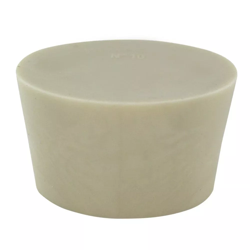 #10 Solid Rubber Stopper - High-Quality Silicone/Rubber Plug