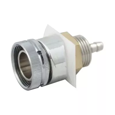 2-1/4" Beer Shank Chrome 1/4" Barb 3/16" Bore