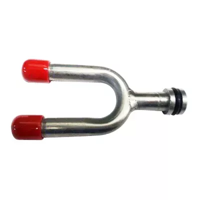 3/8" Barb U-Bend to Flojet Port SS
