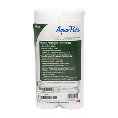 3M Aqua-Pure AP100 Series Whole House Water Filter Drop-In Cartridge AP110 (2PK)