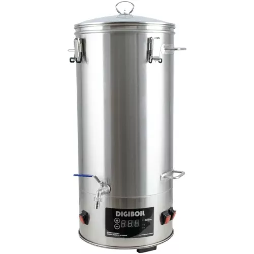 45+ lb DigiBoil Digital Wax Melter (Gen 2) - 35L Stainless Steel Electric Melting Pot - 110V 1600W
