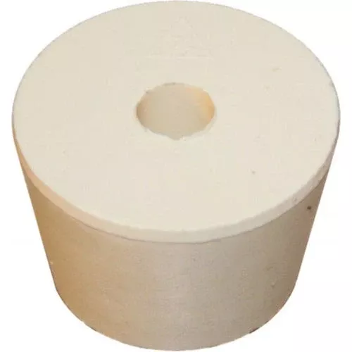 #7.5 Food-Grade Rubber Stopper - Drilled for Fermentation Airlock