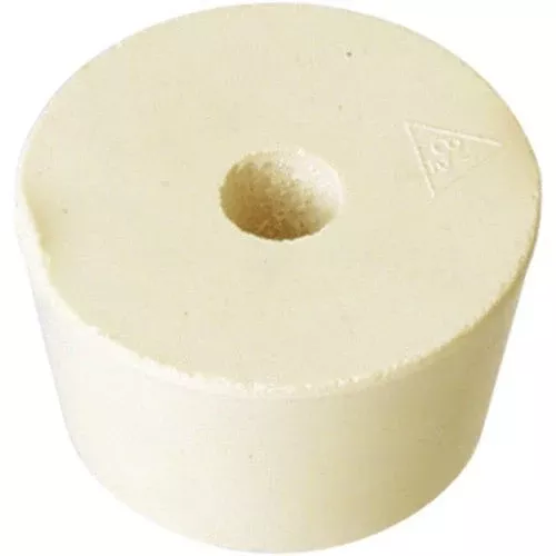 #8.5 Rubber Stopper with Airlock Hole - High-Quality Silicone/Rubber