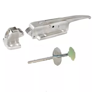 (A2-3c)Kason 0778 Latch flush with key & inside release S.S.