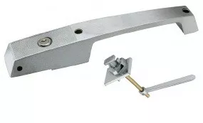 (A6-2) Kason 1239CV Handle w/Lever chrome with key lock