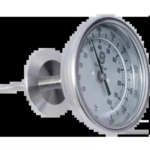 BrewBuilt 1.5 in. Tri-Clamp Thermometer with 2 in. Probe
