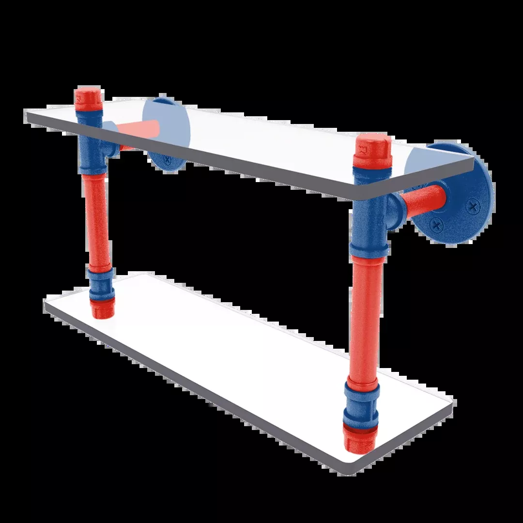 Diamond Collection Double Glass Shelf Toronto Edition