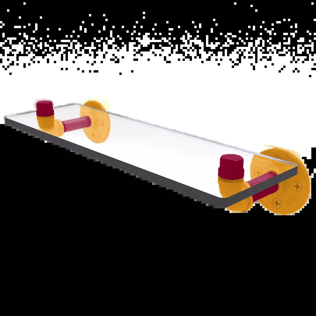 Hardwood Collection Glass Shelf Miami Edition