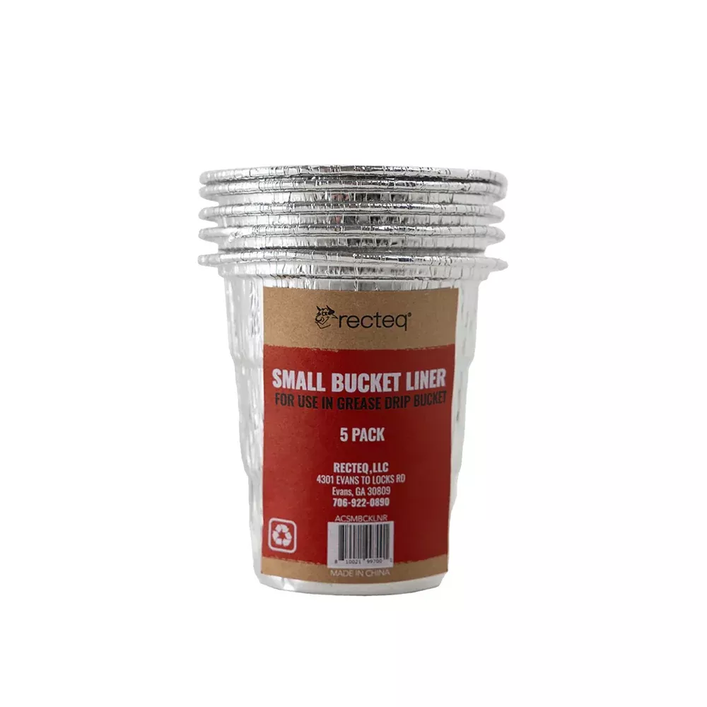 Recteq Small Aluminum Disposable Grese Drip Bucket Liner (5pk)