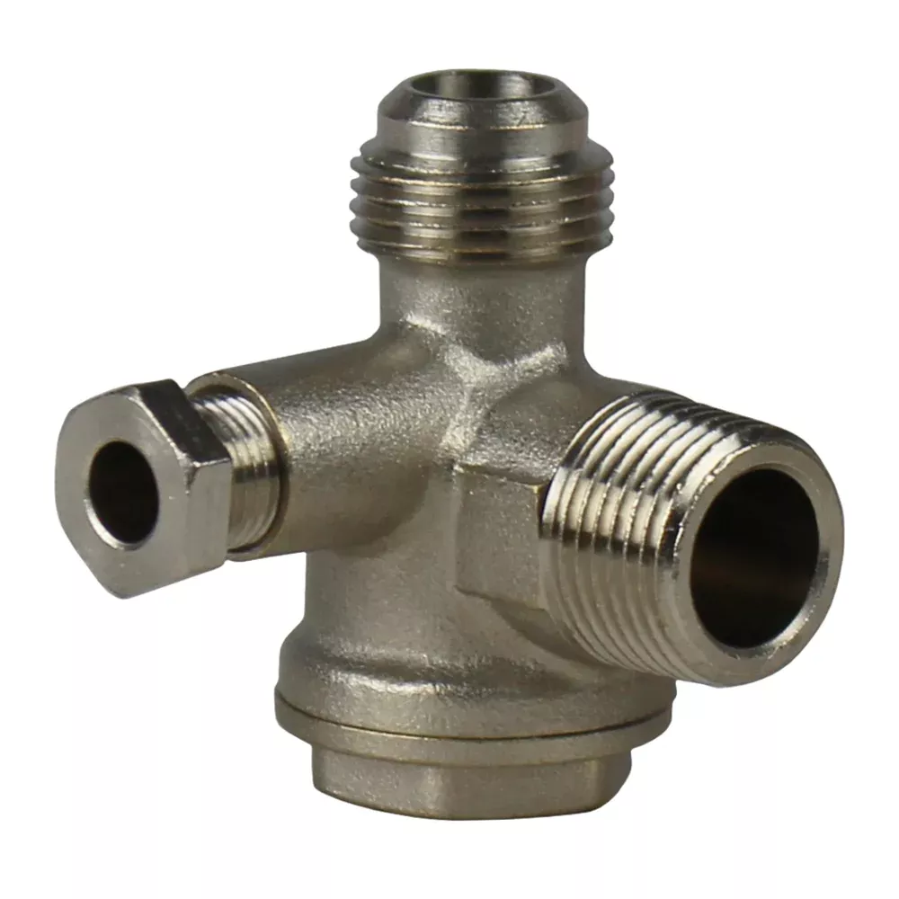 Rolair Bull Model Air Compressor Check Valve FC347043000 90° OEM Replacement