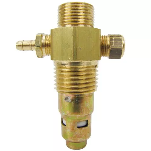 Rolair Check Valve OEM Replacement CV4X4TWB Brass 1/2" NPT x 1/2 in. Compression