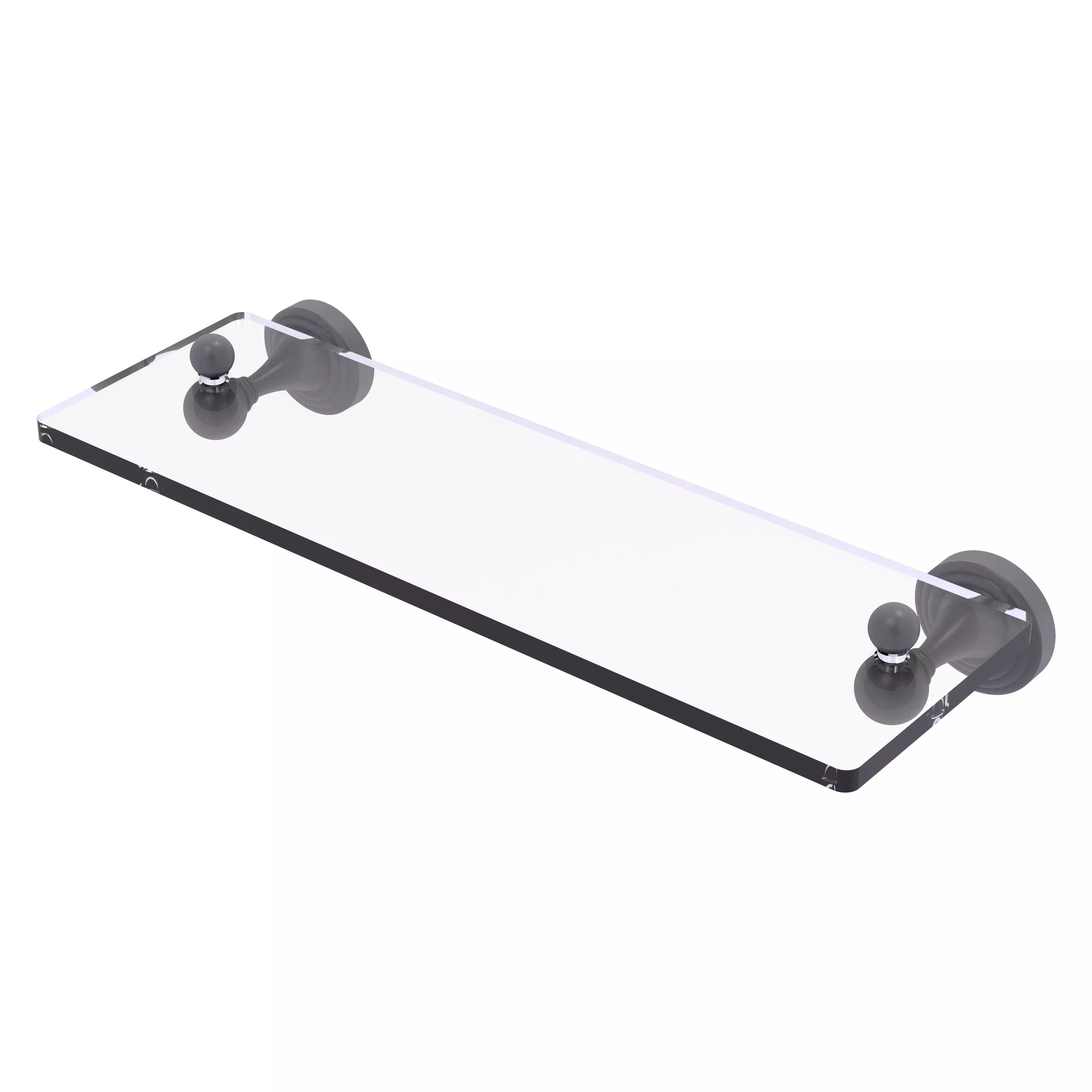 Sag Harbor Collection Glass Vanity Shelf with Beveled Edges