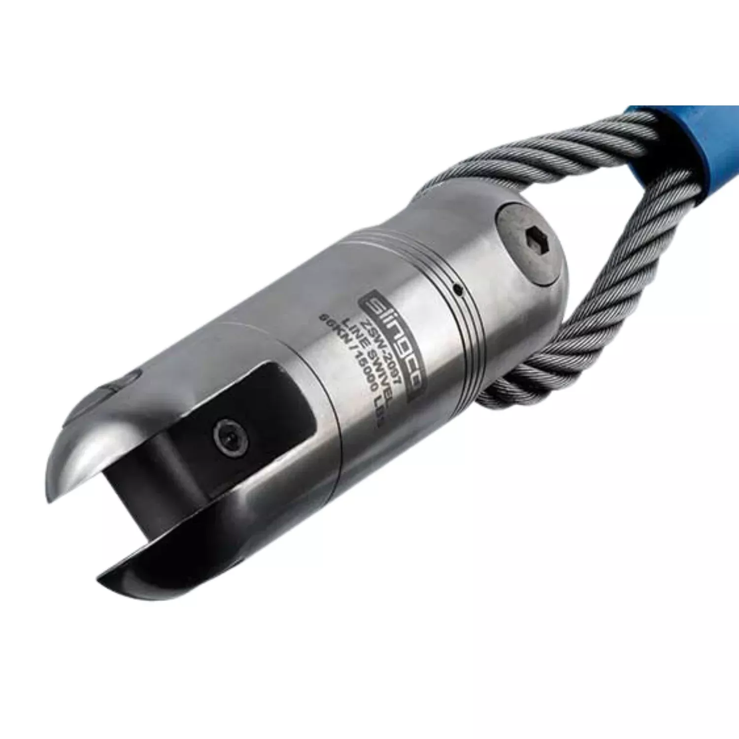 Slingco Bright Zinc Pulling Swivel | High-Tension | Overhead & Underground