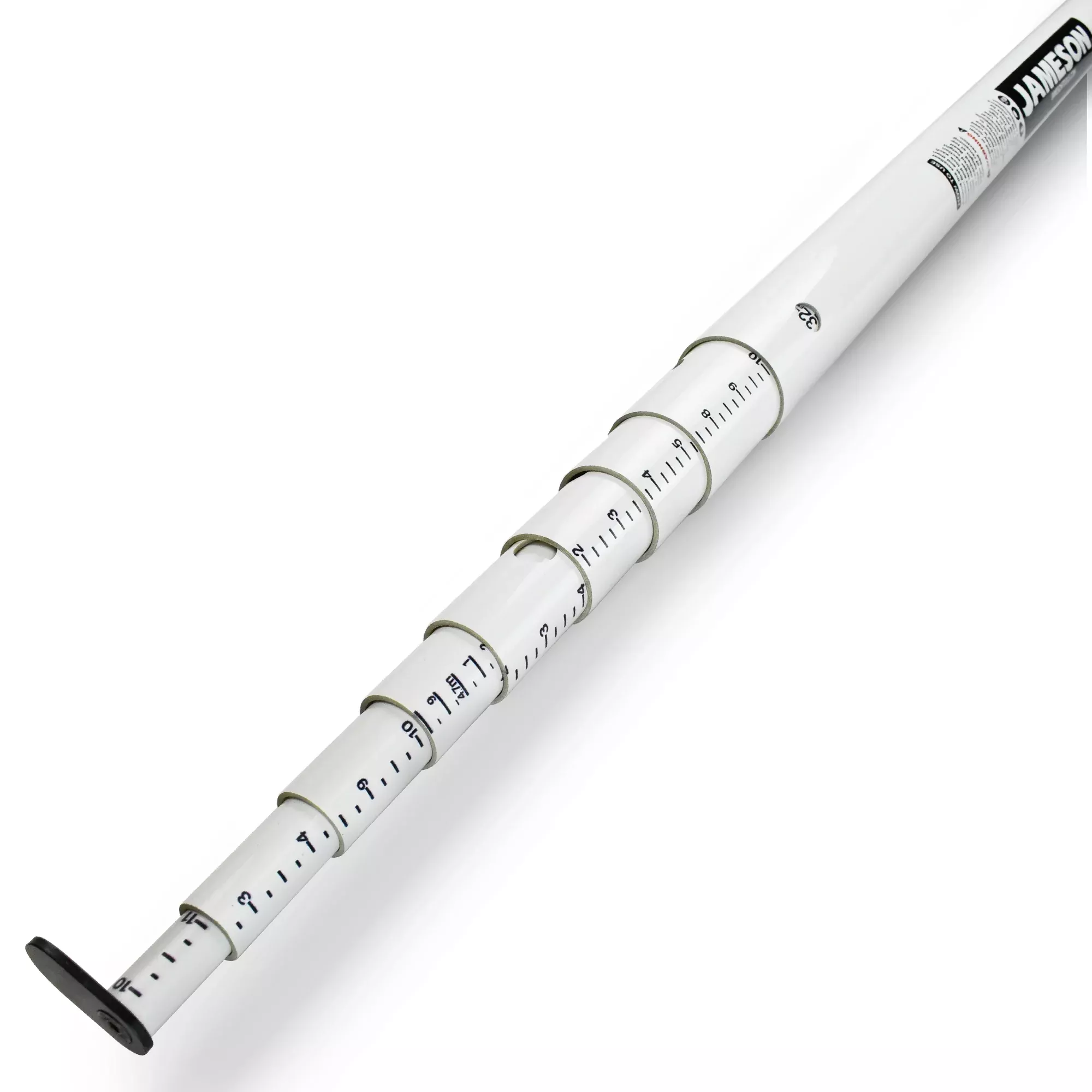 Telescoping Measuring Pole | 25 & 36 ft | Round & Oval Fiberglass