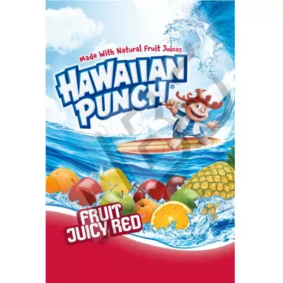 Valve Label NBS64 Hawaiian Punch 25/pk