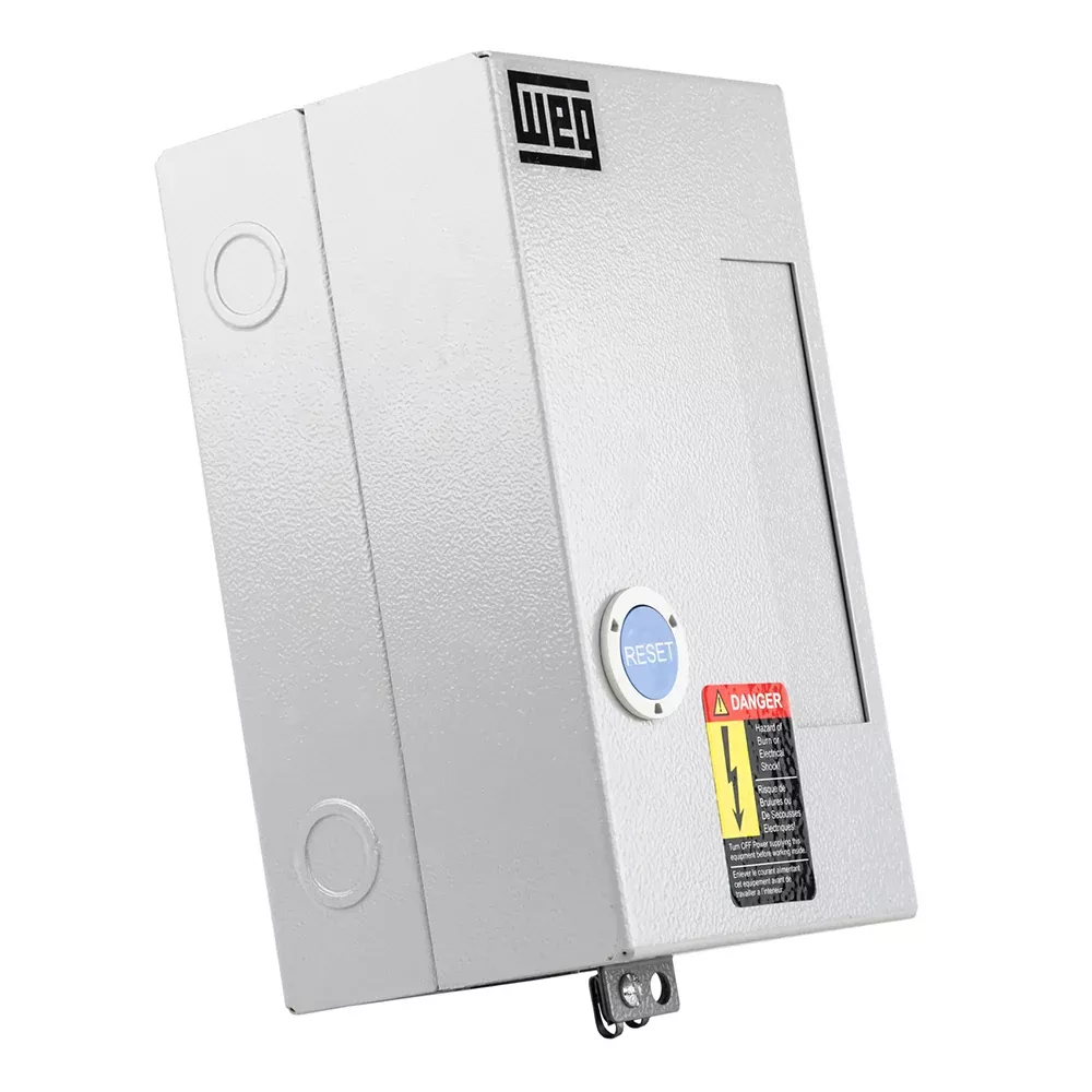 WEG 2 HP 3 Phase Magnetic Starter NEMA 1 230V 5.6-8 Amps ESW-B9D39E-R28