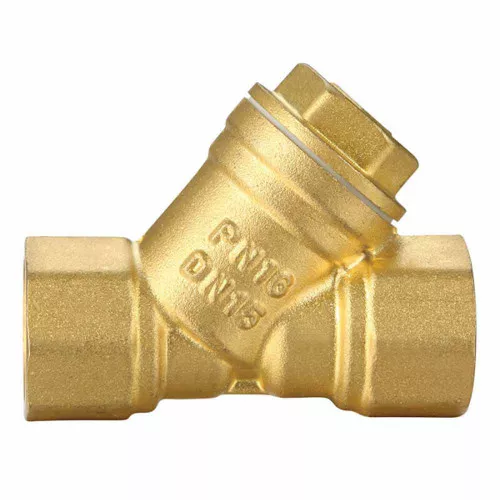 Y Strainer 20mm Female x Female Brass WaterMarked